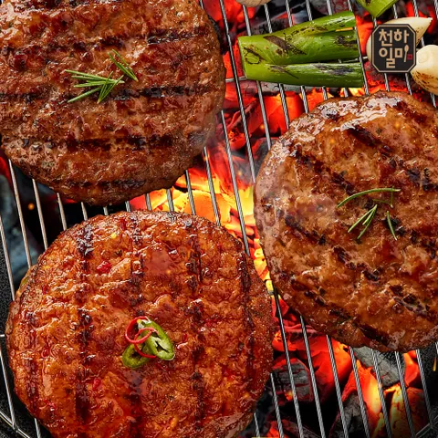 (G) 홍석천 이원일 국내산 직화떡갈비 총20장 맛선택 떡갈비 패티