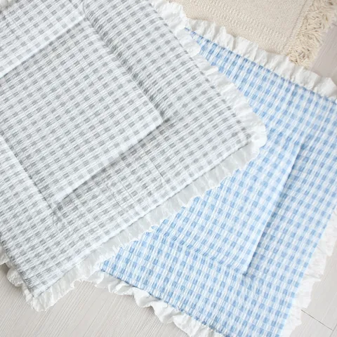 시어샤카 매트 사각 여름방석 45x45cm 누빔 쿠션 좌식 쇼파 쿨방석 사무실 의자 방석