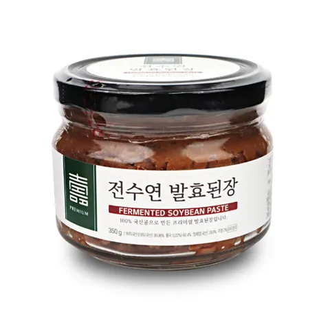 [전수연 된장] 국산콩 전통방식 저염 전수연 발효 된장 350g