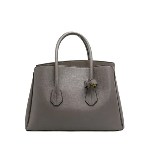 [중고명품]  그레이 카프스킨 소멧 MD 여성 토트백