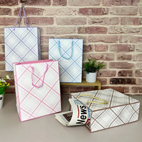 다이아 쇼핑백 대 10매입 선물포장용품 종이가방 포장백 포장가방