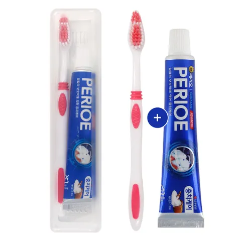 페리오 캐비티 휴대용세트 칫솔+치약50g /여행용
