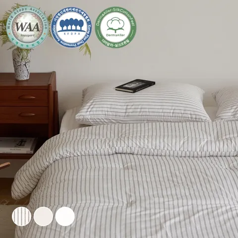 NEW 포그 알러지케어 실크코튼필 차렵이불(SS/Q/K) 3종