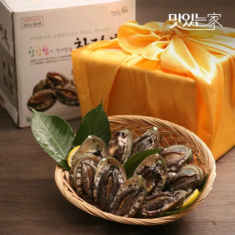 완도 활 전복 1kg 11-12미 선물세트