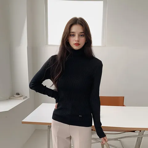 [최초가 129,000원]코지 소프트 무드 터틀넥 니트 3종세트