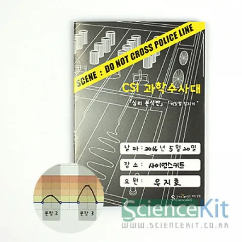 과학수사대 만들기 4인세트 심리 실험교구 키트 분석 영재 과학수업 과학수업 실험교구