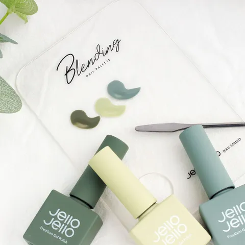 젤로젤로 블렌딩 젤네일팔레트 스파츌러 세트