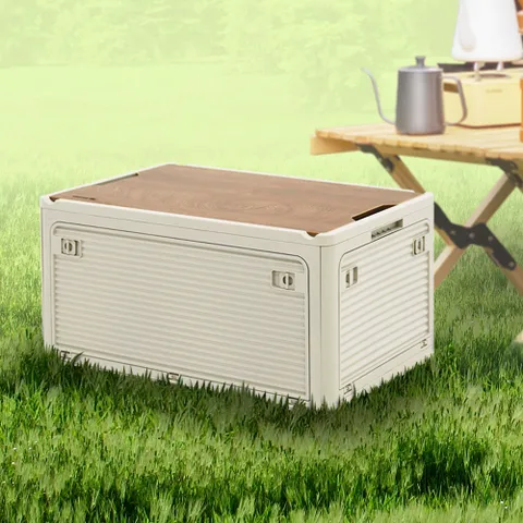가보리 4WAY 폴딩 캠핑 박스 테이블 수납 다용도