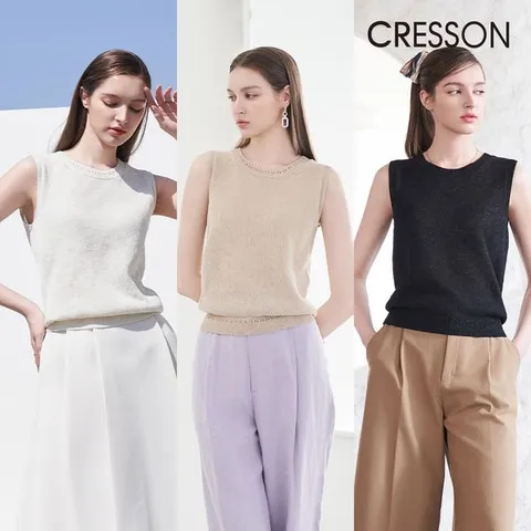 [하프클럽]  글리터 슬리브리스 니트탑 택1 C241B901A