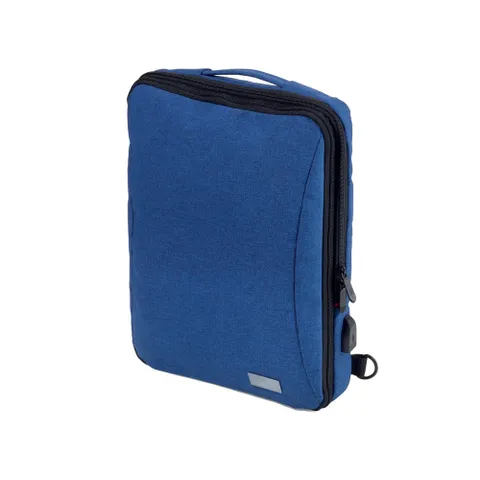 독일 브랜드  백팩 노트북 최대 13인치 USB 충전기능 정리용 탄성밴드 다크블루(RUC71/DB)