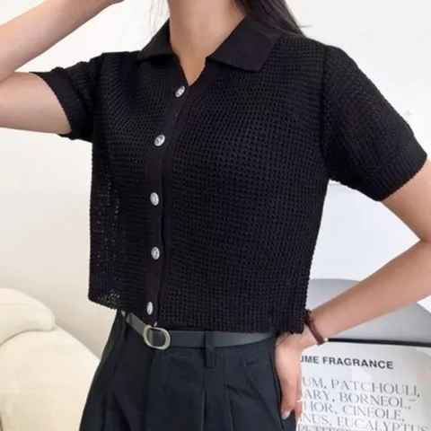 [오노마] ONM 포인트 데일리 패션 시스루 여름 단추 버튼 정장 러블 (11870445)