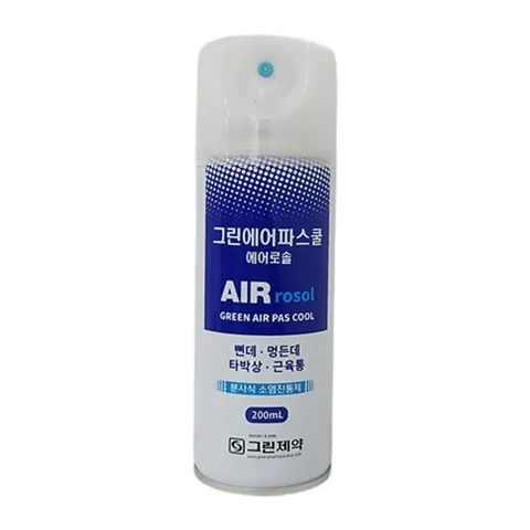 그린 에어파스 쿨 200ml 뿌리는 파스 스프레이