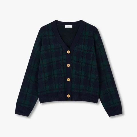 [롯데백화점]체크패턴 가디건 9175451983