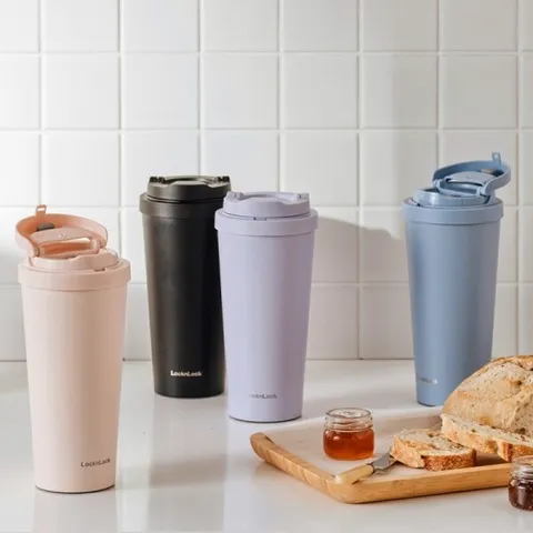 데일리 원터치 클립 텀블러 550ml 블랙/스카이블루/라벤