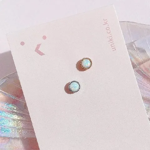 [오노마] ONM (낱개판매) 아이스 오로라 귓바퀴 아웃컨츠 피어싱 (9593473)