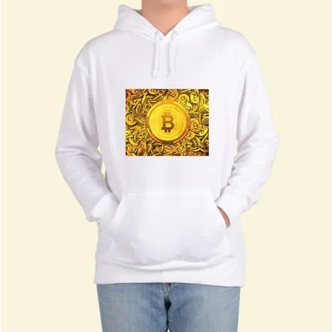 [하프클럽] 후드티 비트코인 가상화폐 프린팅티셔츠 D