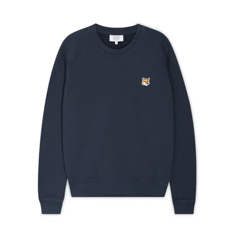 여성 폭스 헤드 잉크 블루 맨투맨 LW00302KM0001 IB