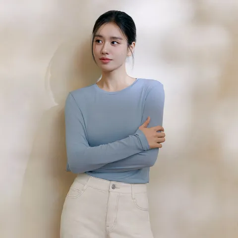 셀렙샵 에디션 25FW 세미 시스루 모달 라운드티 4종