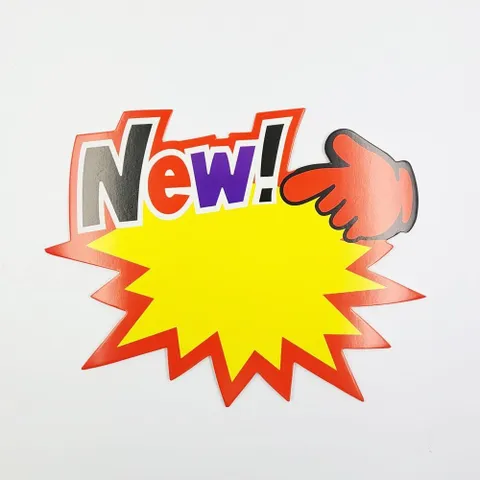 배너 홍보용 종이 따봉 신제품 광고용 10개 세일배너 따봉배너 세일스티커