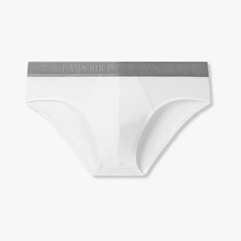 [롯데백화점][엠포리오 아르마니 언더웨어]남성 샤이닝 밴딩 레이온 브리프 삼각팬티 (0815311022)