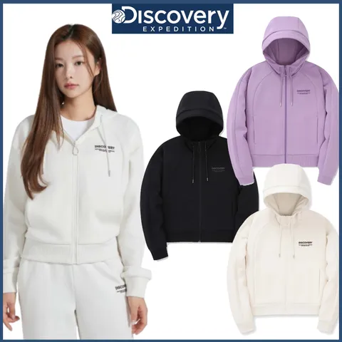 디스커버리[택가139,000]여성 크롭 트레이닝 후드형 자켓 DWTR41044 CJDTT