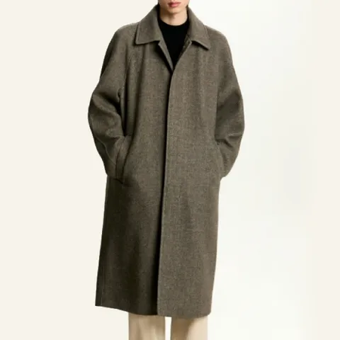 [롯데백화점][디케이엔와이(남성)](남성) 트윌 패턴 맥 코트 다크브라운 #DM2FBWCT904M DB