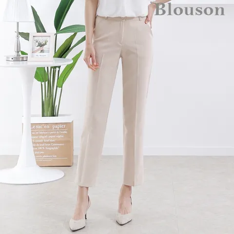 [★한정수량/패플단독★][블루종]오피스 베스트 슬림 슬랙스_[B2104PT042B]