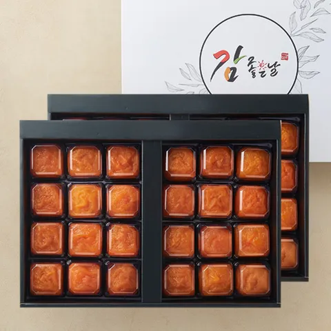 [작심밀도]산지직송 청도반건시 2호 중과/ 50-59g내 x 2세트