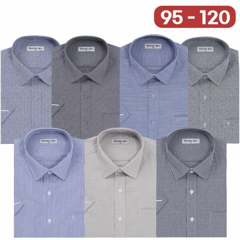 [브리치] 그레이캣 / 남자체크셔츠 반팔와이셔츠 여름정장셔츠