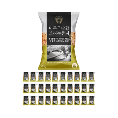 맛있는家 미루구수한누룽지 보리누룽지 70g, 30봉