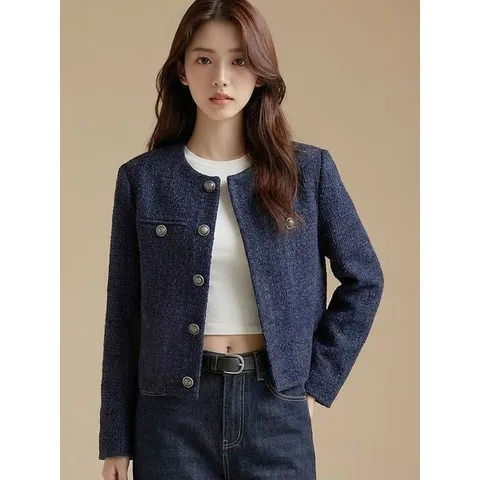 [하프클럽] 라운드 트위드 자켓(S4FJK022A)