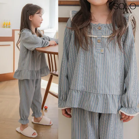 국산 여아동잠옷 프릴 키즈 파자마세트 어린이 아이 초등학생 주니어 잠옷