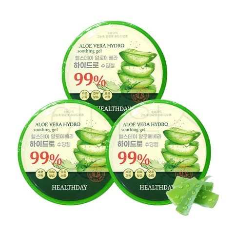 헬스데이 알로에베라 99% 하이드로 수딩젤 300g x 3개 세트 알로에베라수딩젤 수분크림