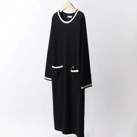 빅사이즈사랑해요 I017L209 테이프배색롱원피스 NB