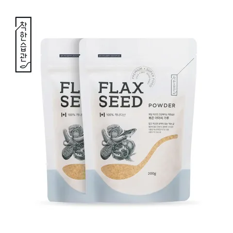 볶은아마씨가루 팩 200g 3개