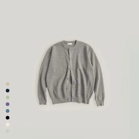 랩 버튼 라운드 가디건_8COLOR