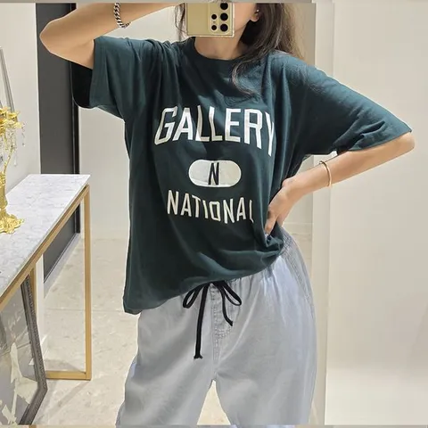 [하프클럽/빅사이즈 406 엔프린팅30수면반팔티 DGYS322