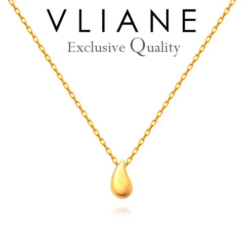 18K 물방울 목걸이