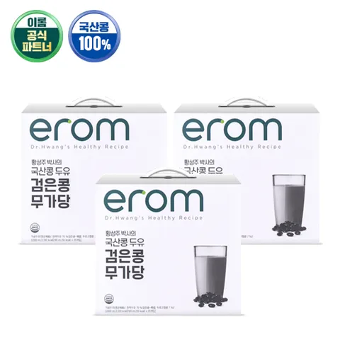 황성주 검은콩무가당두유190ml x 60팩