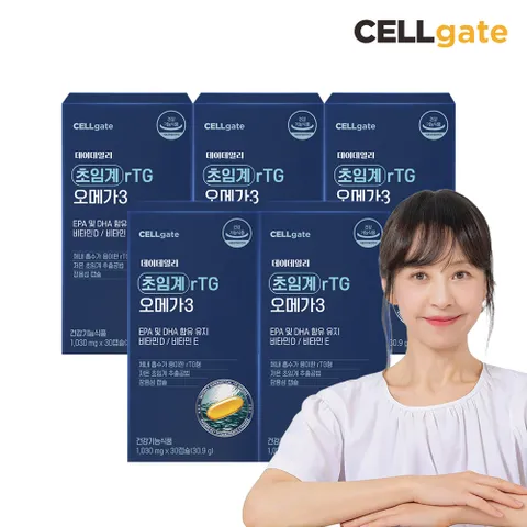 서정희 데이데일리 초임계 알티지(Rtg) 오메가3 x 5박스