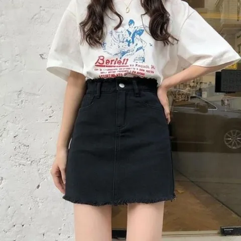 [오노마] ONM 미커트 사각팬티이너 20대 심플 20대데님스커트 (12077675)