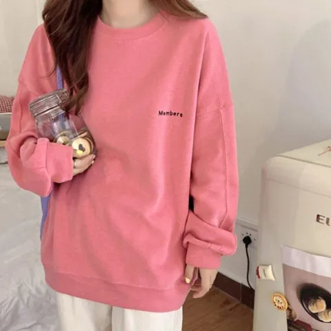 [하프클럽] MNO 여성용 맨즈 빅핏 원형넥 페어라운드티 티 리복 베스트 룩 와이드핏 뜨개탑