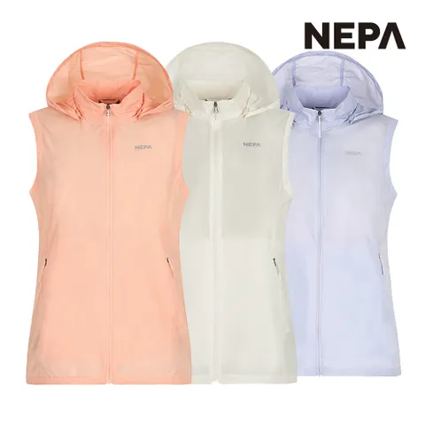 여성 카머 롱 윈드 베스트_7J41403