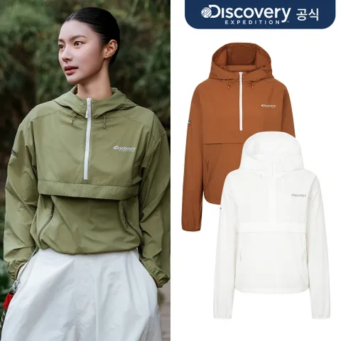 프레시벤트 여성 아노락 크롭 바람막이 3종 택1