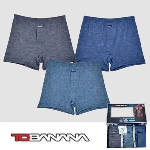 [하프클럽] 터치감 멜란지 남성 사각팬티 3매입 00 GWM