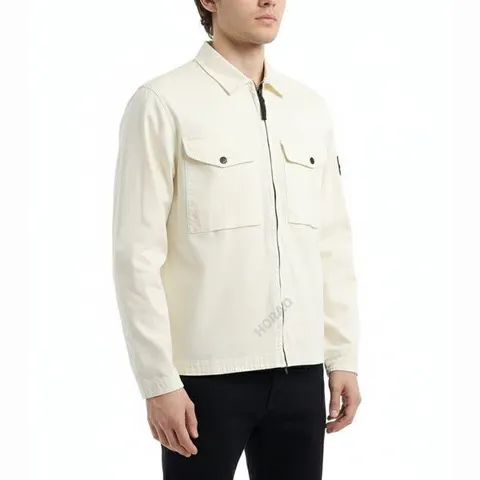 MUST IT_ 1200128 Organic Stretch Cotton Satin Overshirt K1S15 S0012 V0093 스트레치 코튼 새틴 오버셔츠