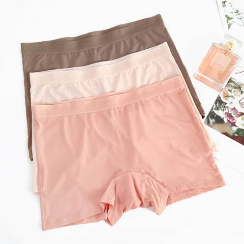 시원하고 부드러운 여성 인견 드로즈 사각팬티 3매입세트 네모 여자 학생 편한팬티 331