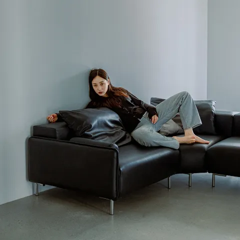 [무케] 소파_니케 가죽 코너 소파 5인용 (벨르) 5인 소파 신혼가구 고급가죽