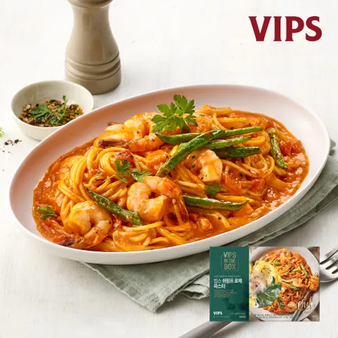 빕스 쉬림프 로제 원팬 파스타 290g