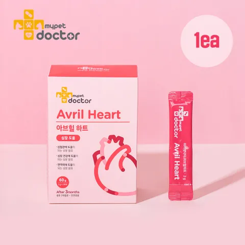 [마이펫닥터] 아브힐하트 강아지 고양이 영양제 심장 비대증 사상충, 60g, 1ea